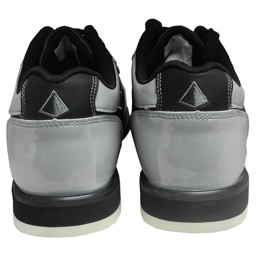 Pyramid Mens Ra Black/Silver Right Handed Bowling Shoes 